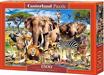 CASTORLAND Puzzle Zvieratá zo savany 1500 dielikov