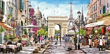 Castorland Puzzle Ulica v Paríži 4000 dielikov