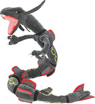 Plush Pokémon Rayquaza sivý ohybný 80 cm