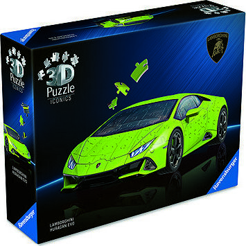 Ravensburger 120080374 Iconics: Lamborghini Huracán Evo zelené