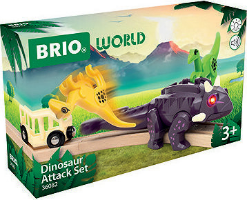 Brio 36082 Vlaková súprava dinosaurí útok