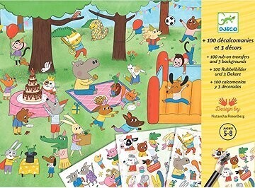 Djeco Sada s prepisovacími obrázkami Oslavy