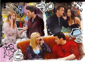 Clementoni Puzzle - Priatelia 500 dielikov