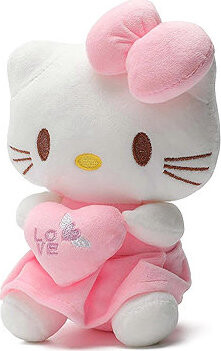 Plush Hello Kitty so srdiečkom 25 cm