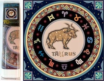 Norimpex 7D Znamenie zverokruhu Býk 30 × 30 cm