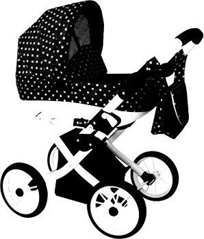 Dymex Večernica čierny s bielymi bodkami