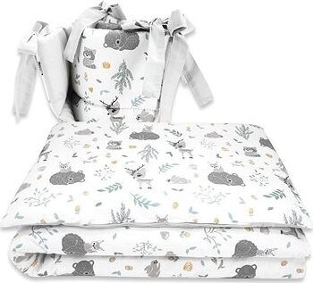 COSING 3D Sada obliečok – Lesní priatelia mätová