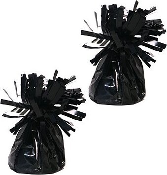 FOLAT Závaží - těžítko na balonky, černé, 160 g, 2 ks