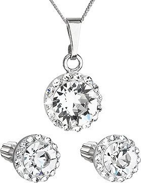 EVOLUTION GROUP 31252.1 dekorované kryštálmi Swarovski (striebro 925/1000; 3 g)