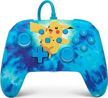 PowerA Enhanced Wired Controller – Nintendo Switch – Tie Dye Pikachu