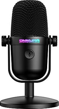 Onikuma M830 USB Condenser Gaming Microphone Black