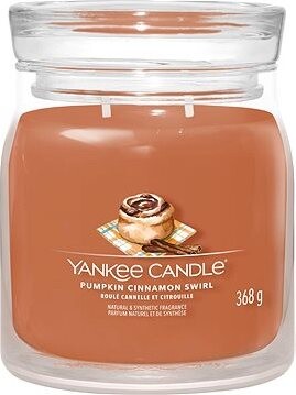 YANKEE CANDLE Signature 2 knôty Pumpkin Cinnamon Swirl 368 g