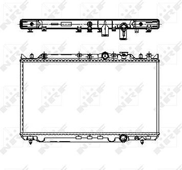 NRF Chladič, chladenie motora 509653