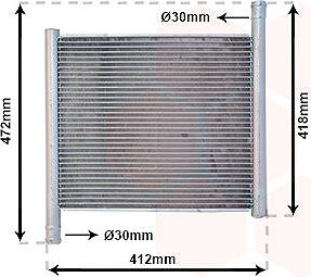 VAN WEZEL chladič, chladenie motora 29002002
