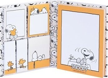 Snoopy: Lazy Days – blok s lepiacimi štítkami