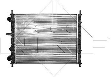 NRF Chladič, chladenie motora 58017