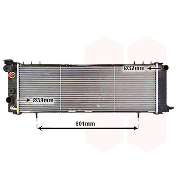 VAN WEZEL chladič, chladenie motora 21002002