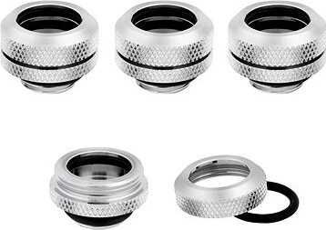 Corsair Hydro X Series XF Hardline 14 mm OD Fitting Four Pack Chrome