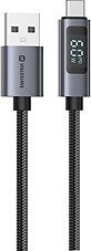 Swissten LCD kábel USB-A/USB-C 1,5 m
