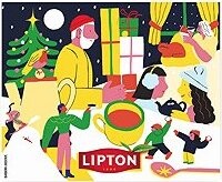 Lipton Vianočný výber ovocných čajov 20 vreciek, darčeková krabička