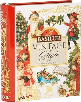 Basilur Book Vintage Pyramid 5 × 2 g malý plech