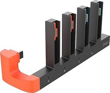 iPega SW2185 Nabíjacia stanica pre JoyCon ovládače Nintendo Switch 2 Black