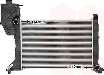 VAN WEZEL chladič, chladenie motora 30002181