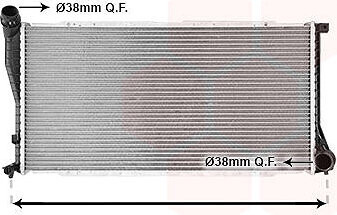 VAN WEZEL chladič, chladenie motora 06002234