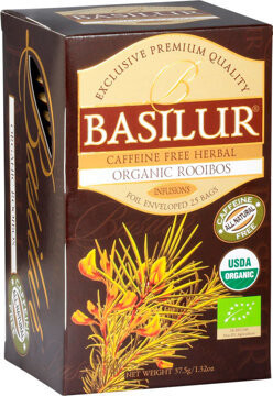 BASILUR BIO Organic Rooibos prebal 25× 1,5 g