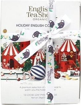 English Tea Shop Biela vianočná kolekcia 24 g, 12 ks bio ETS12