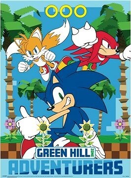 Sonic The Hedgehog: Sonic & Team 38 × 52 cm