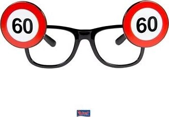 Párty Okuliare Narodeniny Dopravná značka – 60