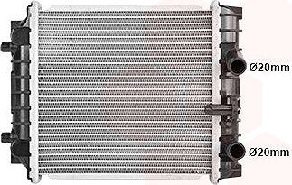 VAN WEZEL chladič, chladenie motora 58012720
