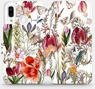 Flip puzdro na mobil Samsung Galaxy A40 – MP01S Rozkvitnutá lúka