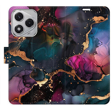 iSaprio Flip puzdro Dark Marble pre Honor 400 Lite