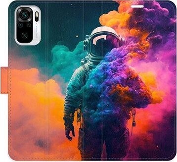 iSaprio flip puzdro Astronaut in Colours 02 pre Xiaomi Redmi Note 10/Note 10S