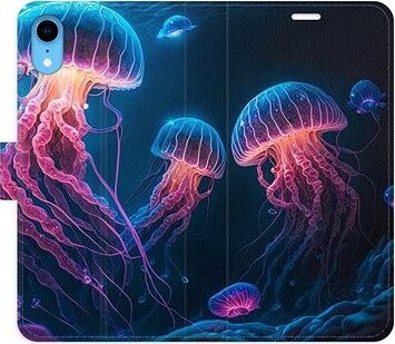 iSaprio flip puzdro Jellyfish pre iPhone XR