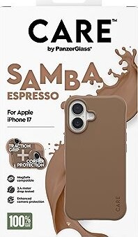 PanzerGlass CARE kryt Apple iPhone 17 MagSafe Samba Espresso