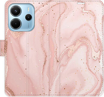 iSaprio Flip puzdro RoseGold Marble pre Xiaomi Redmi Note 14