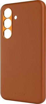 FIXED MagLeather s podporou MagSafe a Qi2 na Samsung Galaxy S25 hnedý