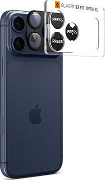 Spigen Glass TR EZ Fit Optik Pro XL 1 Pack Black iPhone 17 Pro