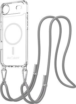 AlzaGuard Luxe Detach Lanyard Case Compatible with MagSafe pre iPhone Air sivý