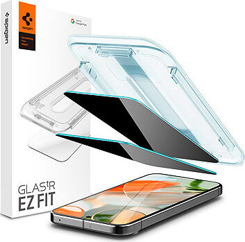 Spigen Glass tR EZ Fit Privacy 2 Pack - Google Pixel 9/10 Pro/9/10