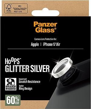 PanzerGlass Hoops Apple iPhone Air trblietavo strieborné