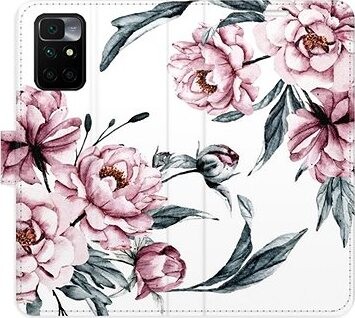 iSaprio flip puzdro Pink Flowers pre Xiaomi Redmi 10