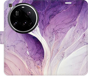 iSaprio Flip puzdro Purple Paint pre Xiaomi 15 Ultra