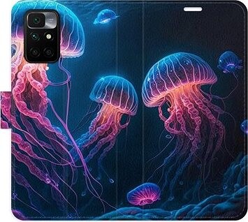 iSaprio flip puzdro Jellyfish pre Xiaomi Redmi 10