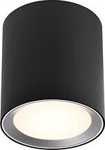 Nordlux Stropné LED svietidlo Landon Long Smart IP44 – čierna