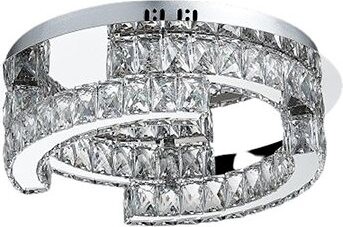 Luxera 62429 – LED Krištáľové stropné svietidlo SANTANA 1× LED/24 W/230 V