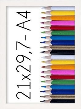 TRADAG Fotorámik 21 × 29,7 cm, biely